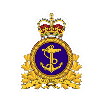 RCN Emblem (Canada) (Coat of Arms) STICKER Vinyl Kiss-Cut Decal 2 Inch White - The Sticker Space