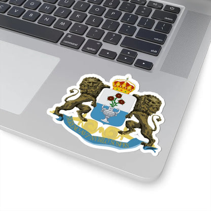 Răducanu Rosettis coat of arms (Algeria) (Coat of Arms) STICKER Vinyl Kiss-Cut Decal - The Sticker Space