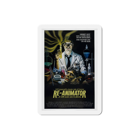 Re-Animator 1985 Movie Poster Die-Cut Magnet-2" x 2"-The Sticker Space