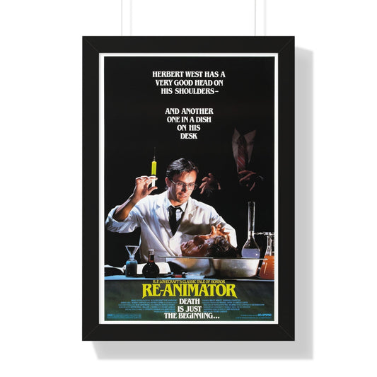 RE-ANIMATOR (2) 1985 - Framed Movie Poster-16″ x 24″-The Sticker Space