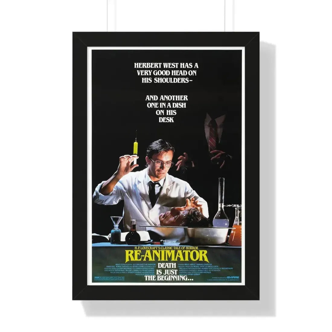 RE-ANIMATOR (2) 1985 - Framed Movie Poster - The Sticker Space