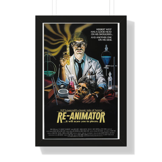 RE-ANIMATOR (3) 1985 - Framed Movie Poster-16″ x 24″-The Sticker Space