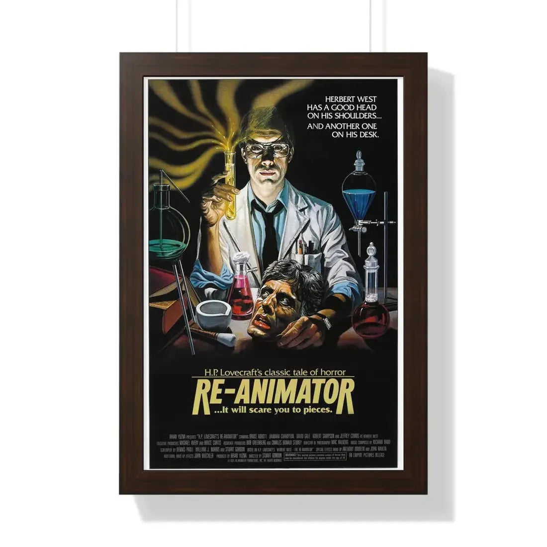 RE-ANIMATOR (3) 1985 - Framed Movie Poster - The Sticker Space