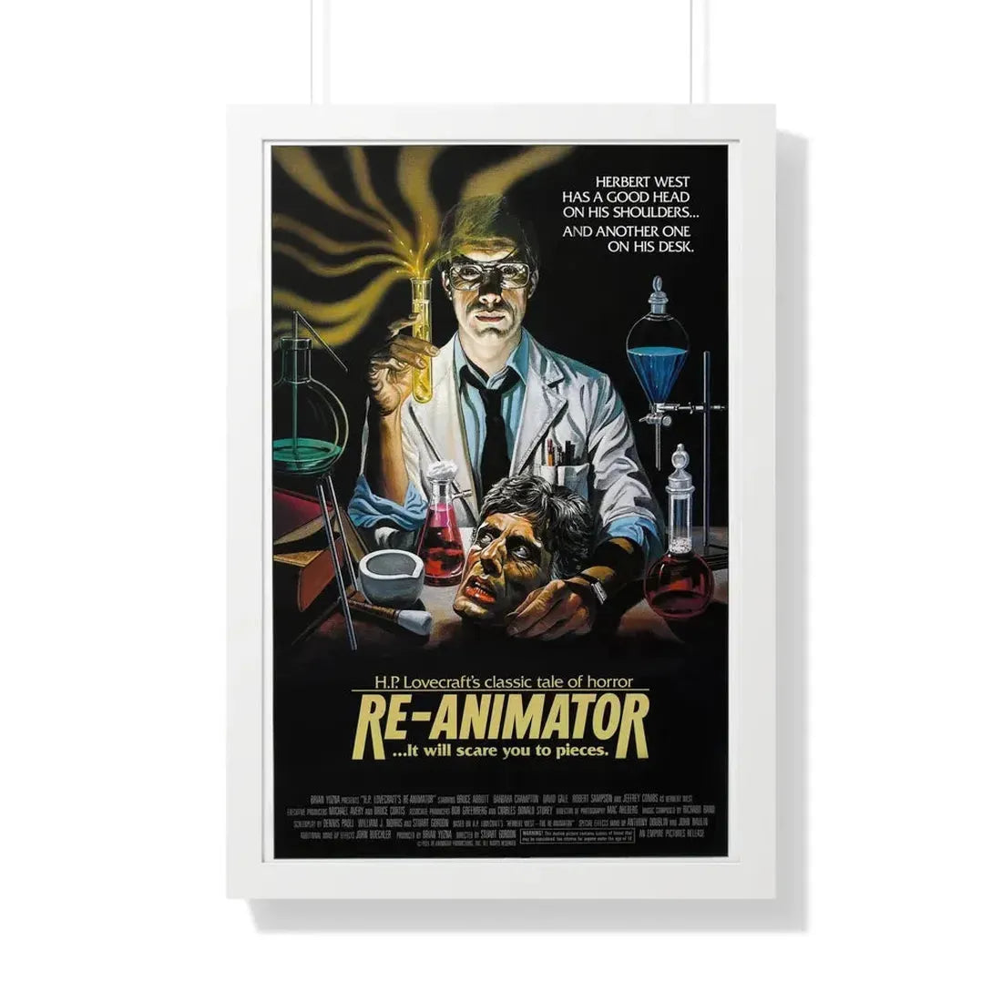 RE-ANIMATOR (3) 1985 - Framed Movie Poster - The Sticker Space