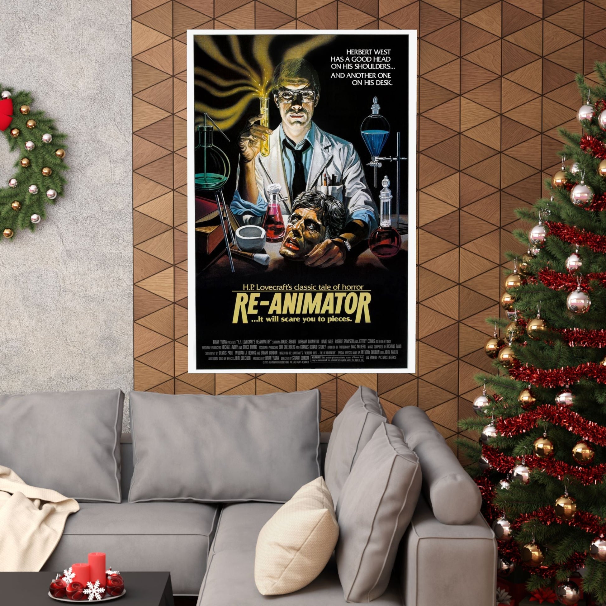 RE-ANIMATOR (3) 1985 - Paper Movie Poster-The Sticker Space