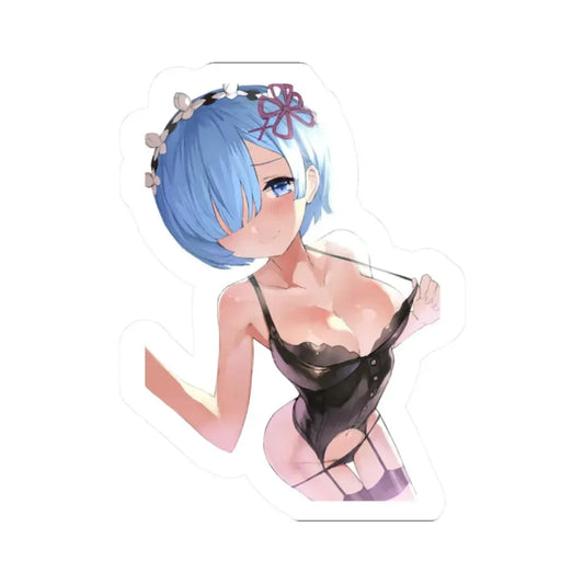 Re Zero Kara Hajimeru Isekai Seikatsu Rem 3 (Anime/Ecchi) STICKER Vinyl Kiss-Cut Decal 2 Inch White - The Sticker Space