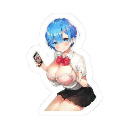 Re Zero Kara Hajimeru Isekai Seikatsu Rem 7 (Anime/Ecchi) STICKER Vinyl Kiss-Cut Decal 3 Inch White - The Sticker Space