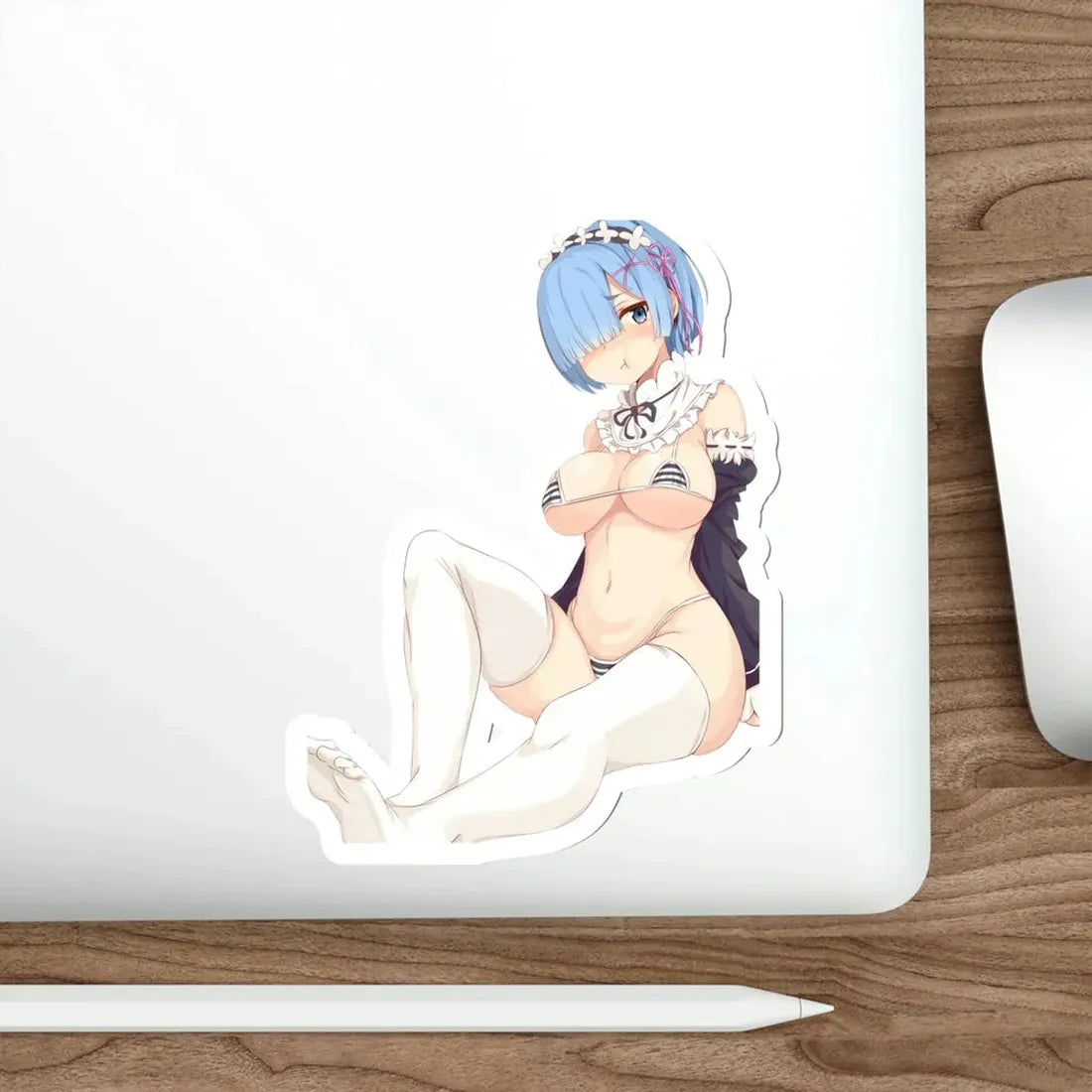 Re Zero Kara Hajimeru Isekai Seikatsu - Rem v2 (Anime/Ecchi/Waifu) STICKER Vinyl Die-Cut Decal - The Sticker Space