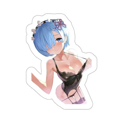 Re Zero Kara Hajimeru Isekai Seikatsu - Rem v3 (Anime/Ecchi/Waifu) STICKER Vinyl Die-Cut Decal 5 Inch - The Sticker Space