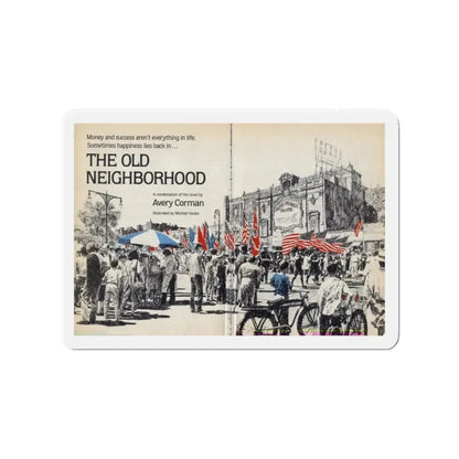 Reader's Digest Condensed Books, c. 1980 (1) (Magazine Illustration) Refrigerator Magnet - The Sticker Space