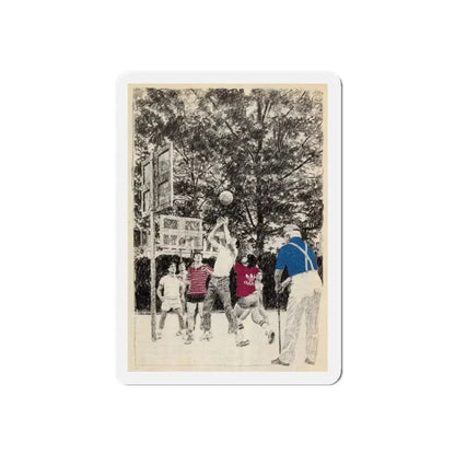 Reader's Digest Condensed Books, c. 1980 (2) (Magazine Illustration) Refrigerator Magnet 4 Inch Die-Cut - The Sticker Space