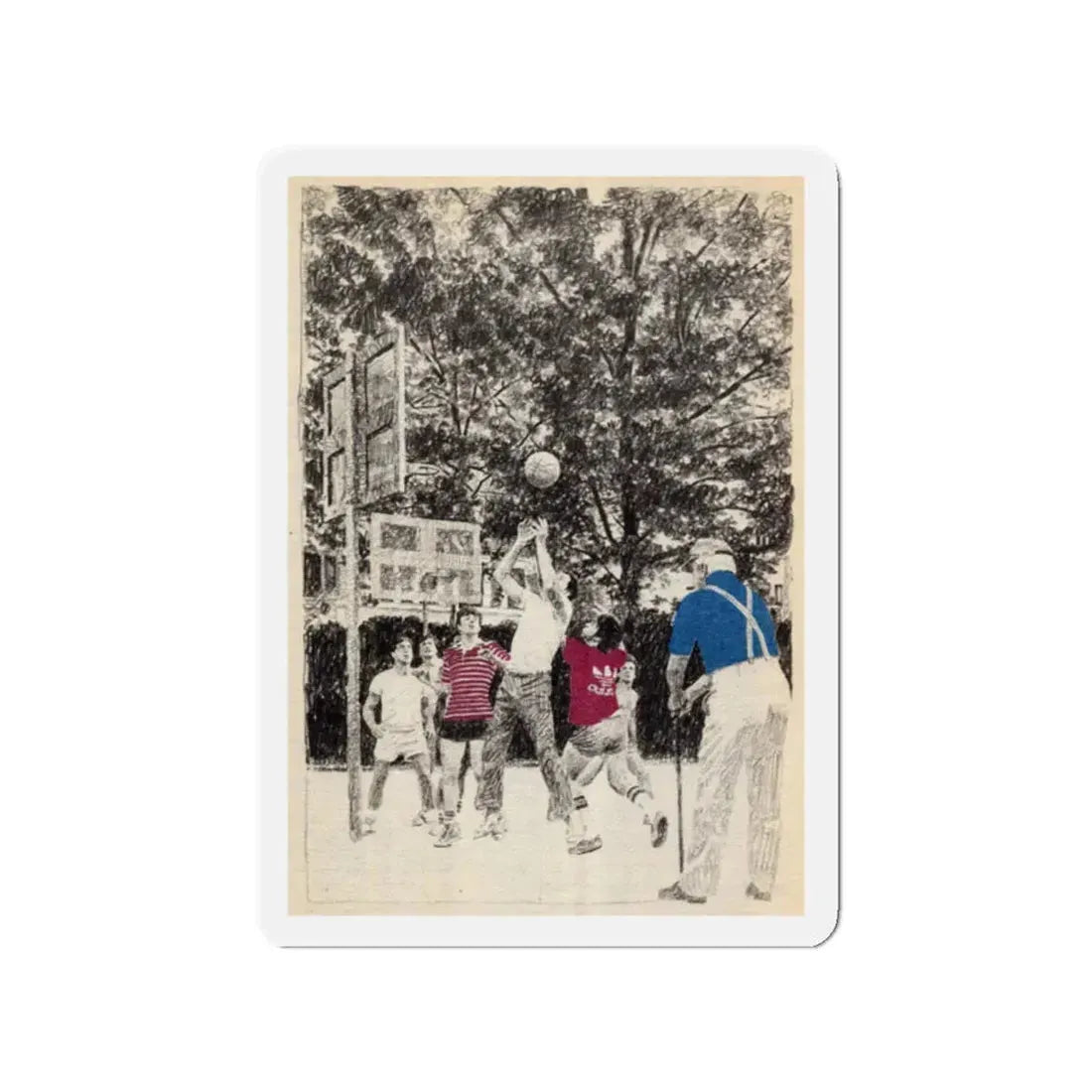 Reader's Digest Condensed Books, c. 1980 (2) (Magazine Illustration) Refrigerator Magnet - The Sticker Space