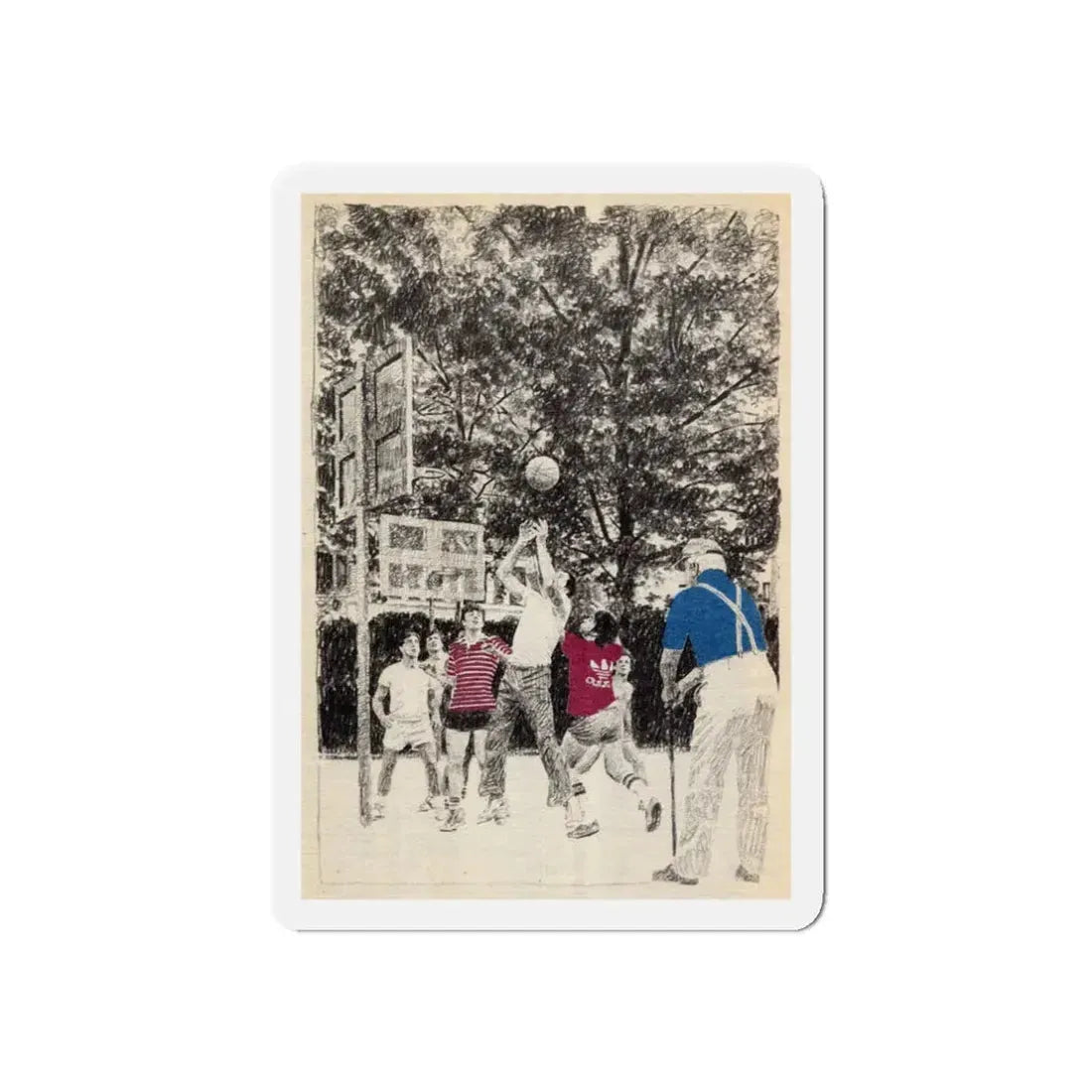 Reader's Digest Condensed Books, c. 1980 (2) (Magazine Illustration) Refrigerator Magnet - The Sticker Space