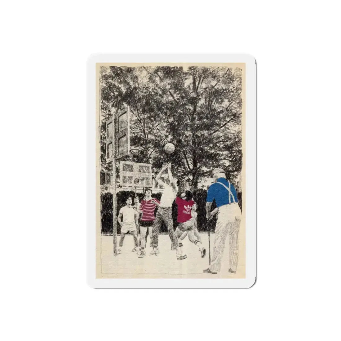 Reader's Digest Condensed Books, c. 1980 (2) (Magazine Illustration) Refrigerator Magnet - The Sticker Space