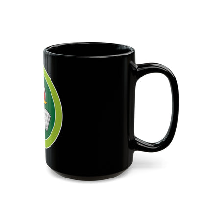 Reading (Boy Scout Merit Badge) Black Coffee Mug-The Sticker Space