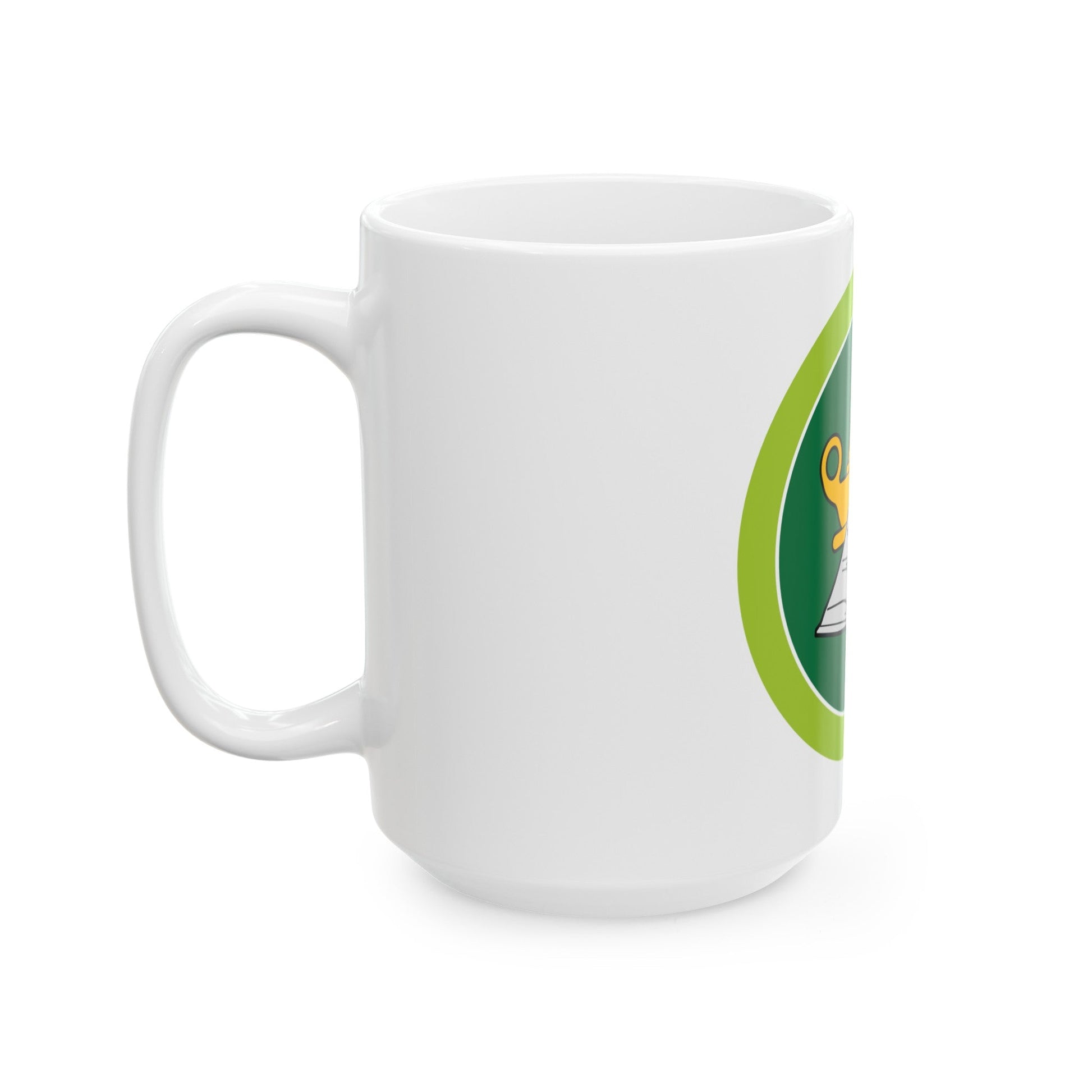 Reading (Boy Scout Merit Badge) White Coffee Mug-The Sticker Space