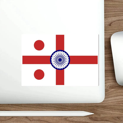 Rear Admiral of the Indian Navy Flag (India) STICKER Vinyl Die-Cut Decal - The Sticker Space