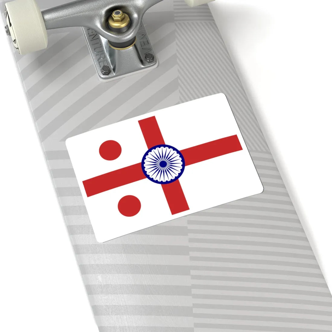 Rear Admiral of the Indian Navy rank flag (India) STICKER Vinyl Kiss-Cut Decal - The Sticker Space