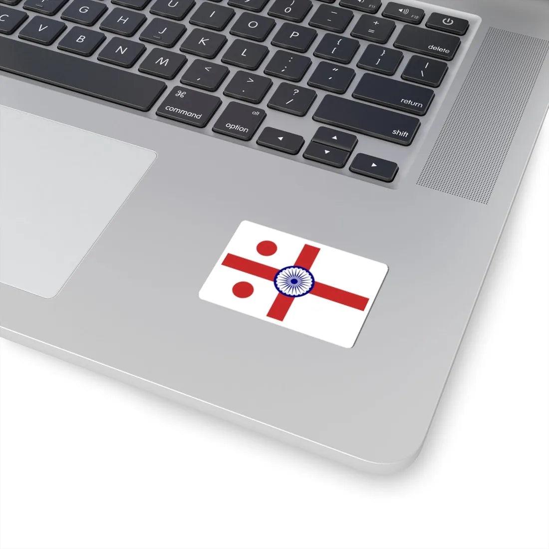 Rear Admiral of the Indian Navy rank flag (India) STICKER Vinyl Kiss-Cut Decal - The Sticker Space