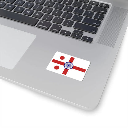 Rear Admiral of the Indian Navy rank flag (India) STICKER Vinyl Kiss-Cut Decal - The Sticker Space