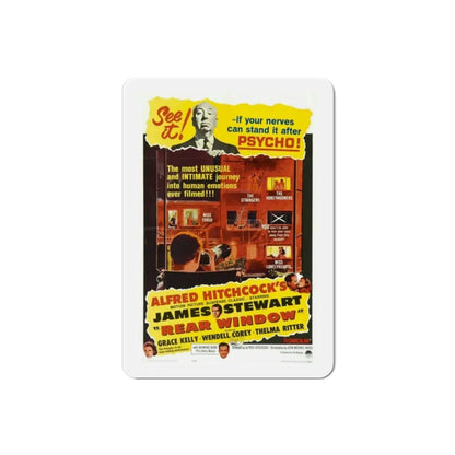 Rear Window 1954 Movie Poster Refrigerator Magnet 2 Inch - The Sticker Space
