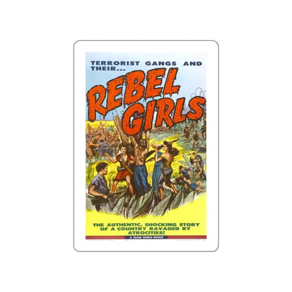 REBEL GIRLS 1960 Movie Poster STICKER Vinyl Die-Cut Decal 4 Inch - The Sticker Space