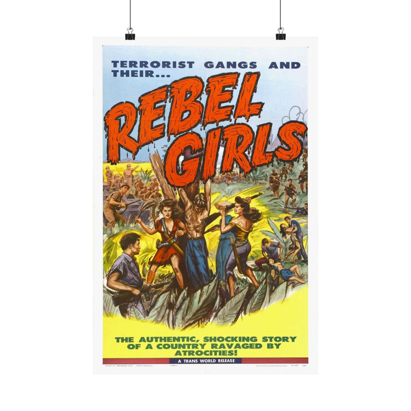 REBEL GIRLS 1960 - Paper Movie Poster-16″ x 24″-The Sticker Space