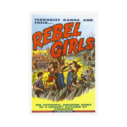 REBEL GIRLS 1960 - Paper Movie Poster-The Sticker Space