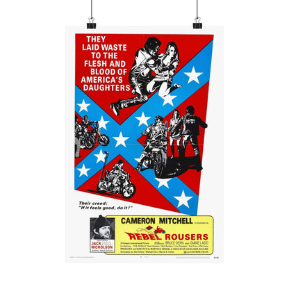 REBEL ROUSERS 1970 - Paper Movie Poster-12″ x 18″-The Sticker Space