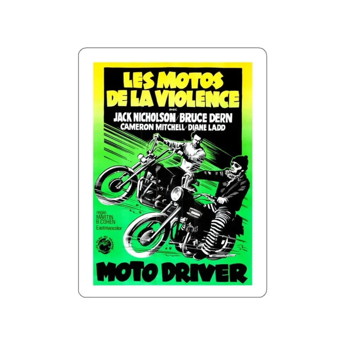 REBEL ROUSERS (BELGIAN) 1970 Movie Poster STICKER Vinyl Die-Cut Decal 3 Inch - The Sticker Space