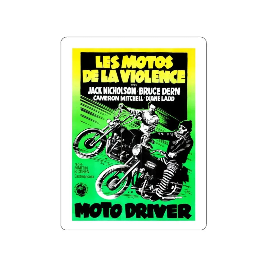 REBEL ROUSERS (BELGIAN) 1970 Movie Poster STICKER Vinyl Die-Cut Decal 6 Inch - The Sticker Space