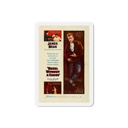 Rebel Without a Cause 1955 Movie Poster Refrigerator Magnet 2 Inch - The Sticker Space