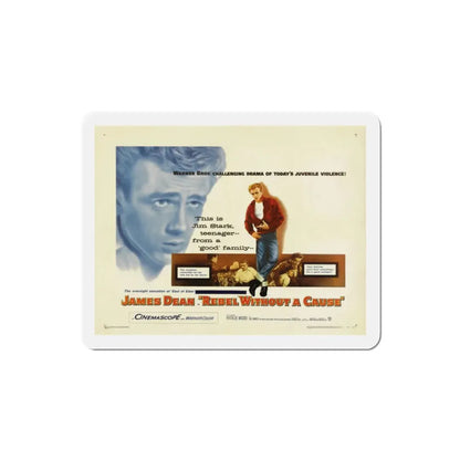 Rebel Without a Cause 1955 v3 Movie Poster Refrigerator Magnet - The Sticker Space
