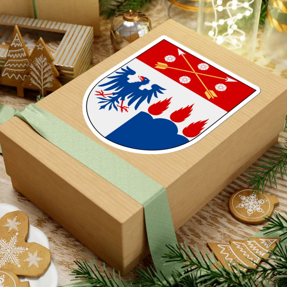 Örebro län vapen (Sweden) (Coat of Arms) STICKER Vinyl Kiss-Cut Decal - The Sticker Space