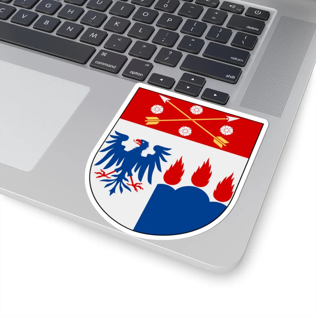 Örebro län vapen (Sweden) (Coat of Arms) STICKER Vinyl Kiss-Cut Decal - The Sticker Space