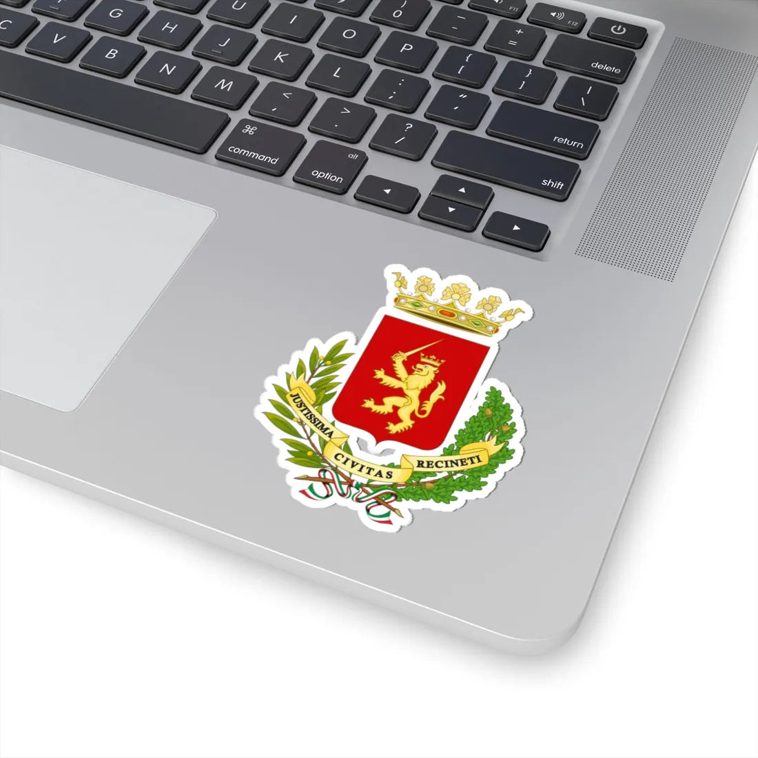 Recanati-Stemma (Italy) (Coat of Arms) STICKER Vinyl Kiss-Cut Decal - The Sticker Space