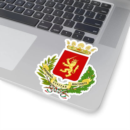 Recanati-Stemma (Italy) (Coat of Arms) STICKER Vinyl Kiss-Cut Decal - The Sticker Space