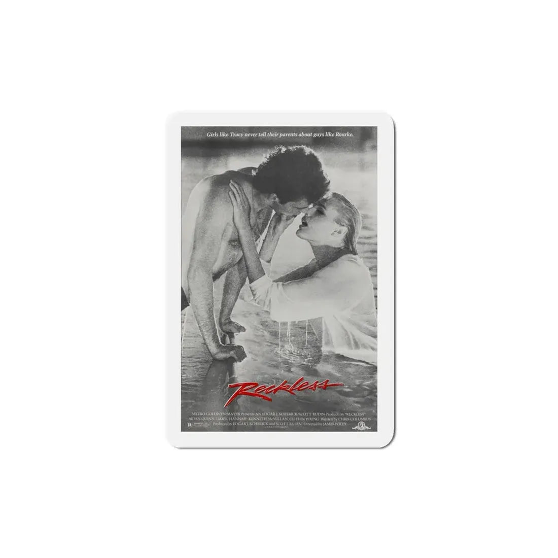 Reckless 1984 Movie Poster Refrigerator Magnet - The Sticker Space