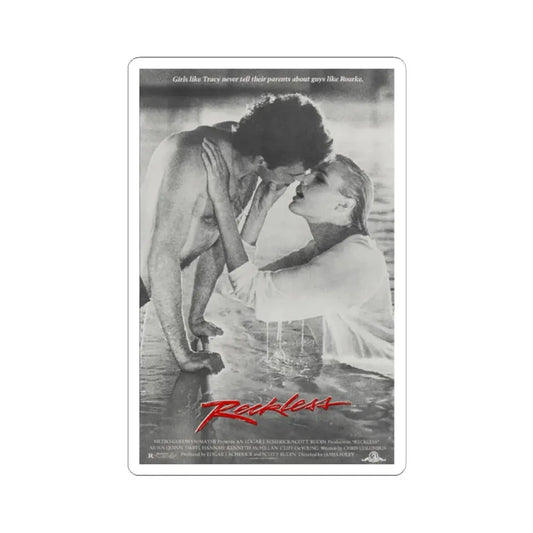Reckless 1984 Movie Poster - STICKER Vinyl Kiss-Cut Decal 2 Inch White - The Sticker Space