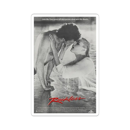Reckless 1984 Movie Poster - STICKER Vinyl Kiss-Cut Decal 4 Inch White - The Sticker Space