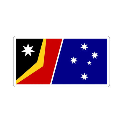 Reconciliation Flag 1995 Australian Flag Proposal (Australia) STICKER Vinyl Kiss-Cut Decal 3 Inch White - The Sticker Space