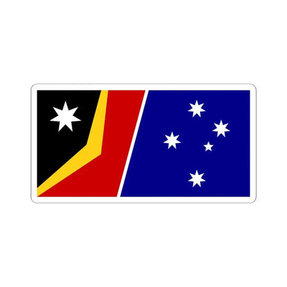 Reconciliation Flag 1995 Australian Flag Proposal (Australia) STICKER Vinyl Kiss-Cut Decal 4 Inch White - The Sticker Space