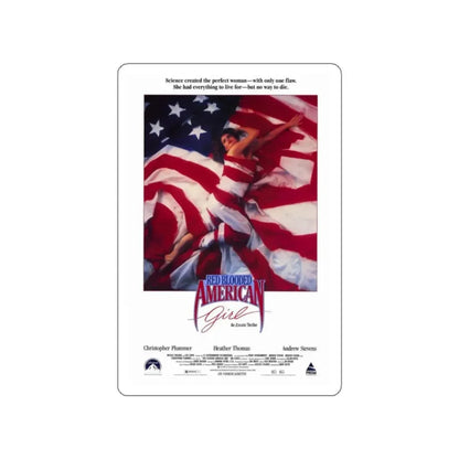 RED BLOODED AMERICAN GIRL 1990 Movie Poster STICKER Vinyl Die-Cut Decal 2 Inch - The Sticker Space