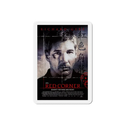 Red Corner 1997 Movie Poster Refrigerator Magnet 2 Inch - The Sticker Space