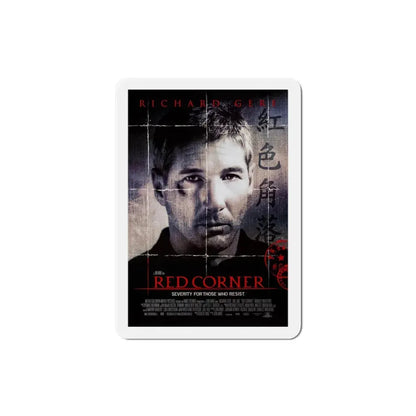Red Corner 1997 Movie Poster Refrigerator Magnet 3 Inch - The Sticker Space