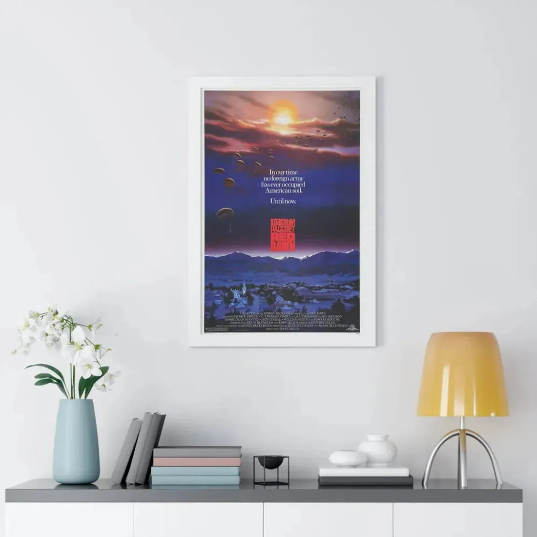 RED DAWN 1984 - Framed Movie Poster - The Sticker Space