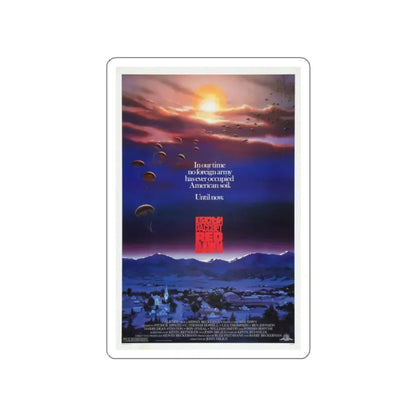 RED DAWN 1984 Movie Poster STICKER Vinyl Die-Cut Decal 2 Inch - The Sticker Space