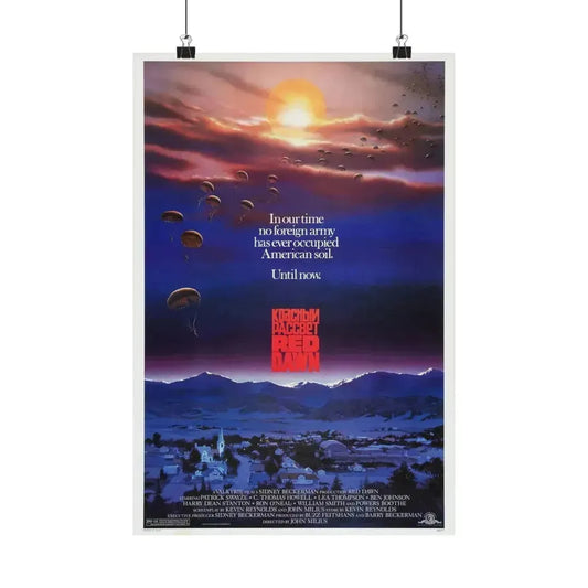 RED DAWN 1984 - Paper Movie Poster 12″ x 18″ Matte - The Sticker Space