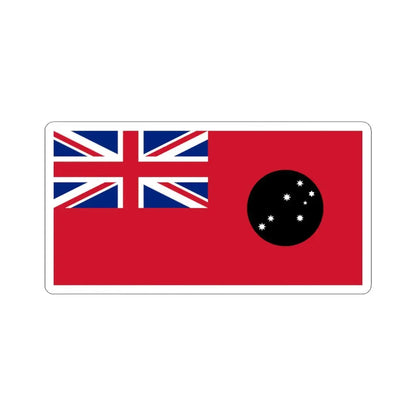 Red Ensign of South Australia 1870-1876 (Australia) STICKER Vinyl Kiss-Cut Decal 3 Inch White - The Sticker Space