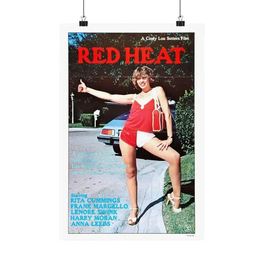 RED HEAT 1975 - Paper Movie Poster 12″ x 18″ Matte - The Sticker Space